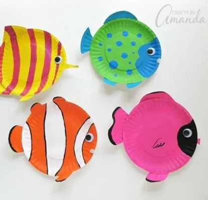 Paper Plate Fish