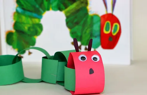 Paper Chain Caterpillars